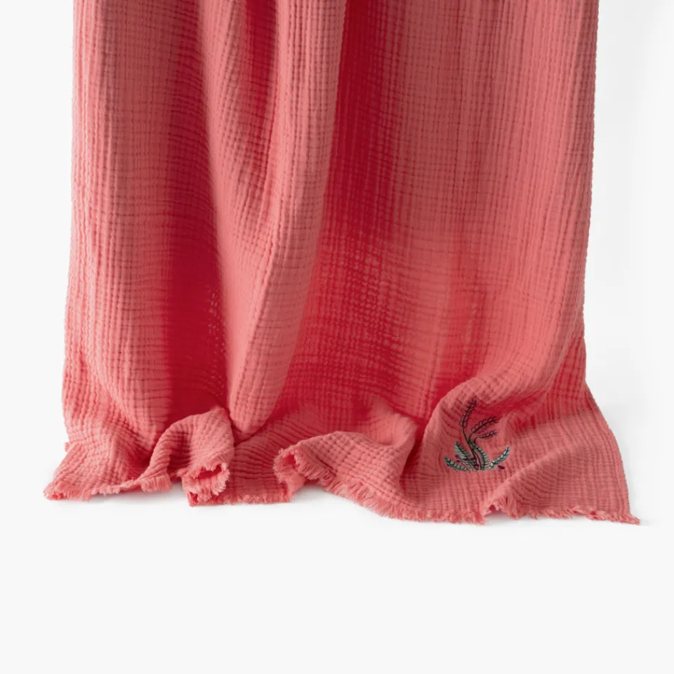 Carré Blanc Plaid gaze de coton Aruba pétale|Enfant Accessoires