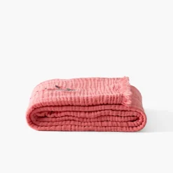 Carré Blanc Plaid gaze de coton Aruba pétale|Enfant Accessoires