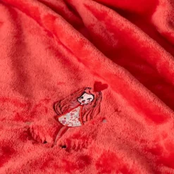 Carré Blanc Plaid polaire Mes Rêves rouge tendre|Enfant Accessoires