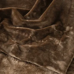 Carré Blanc Plaid polaire Oslo bronze|Homme Coffrets Cadeaux|Plaids Et Couvre-lits