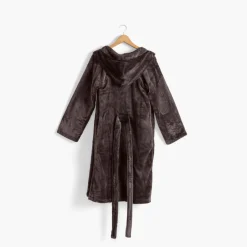 Carré Blanc Robe de chambre ado polaire à capuche Gaspard|Enfant Robes De Chambre