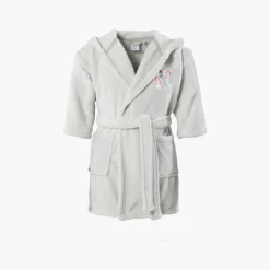 Carré Blanc Robe de chambre bébé polaire à capuche Artica perle|Enfant Robes De Chambre