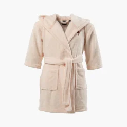 Carré Blanc Robe de chambre bebe polaire à capuche Dessine blush|Enfant Robes De Chambre