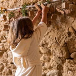 Carré Blanc Robe de chambre enfant Féeries Ivoire|Enfant Robes De Chambre
