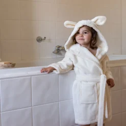 Carré Blanc Robe de chambre enfant Féeries Ivoire|Enfant Robes De Chambre