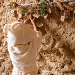 Carré Blanc Robe de chambre enfant Féeries Ivoire|Enfant Robes De Chambre