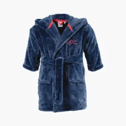 Carré Blanc Robe de chambre enfant polaire à capuche Ptitchic marine|Enfant Robes De Chambre