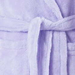 Carré Blanc Robe de chambre enfant polaire à capuche Anouchka parme|Enfant Robes De Chambre