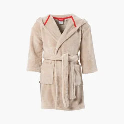 Carré Blanc Robe de chambre enfant polaire à capuche Bearful|Enfant Robes De Chambre