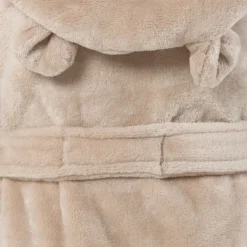 Carré Blanc Robe de chambre enfant polaire à capuche Bearful|Enfant Robes De Chambre