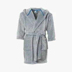 Carré Blanc Robe de chambre enfant polaire à capuche Beachful acier|Enfant Robes De Chambre