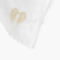 Carré Blanc Serviette de table coton Angel|Femme Serviettes De Table|Coffrets Cadeaux