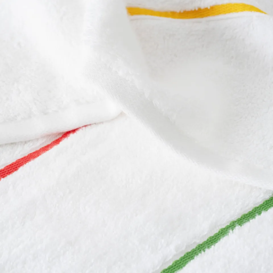 Carré Blanc Serviette de toilette coton Rosella blanc| Serviettes De Toilette