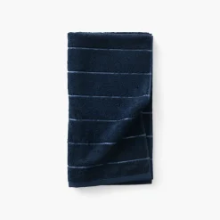 Carré Blanc Serviette de toilette coton Hypnotic marine| Serviettes De Toilette