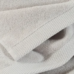 Carré Blanc Serviette de toilette coton Artica perle|Enfant Serviettes De Toilette