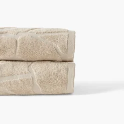 Carré Blanc Serviette de toilette coton bio Gisèle| Serviettes De Toilette