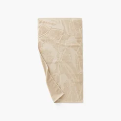 Carré Blanc Serviette de toilette coton bio Gisèle| Serviettes De Toilette