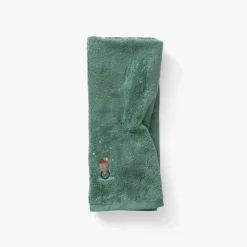 Carré Blanc Serviette de toilette coton Féeries vert tendre|Enfant Serviettes De Toilette
