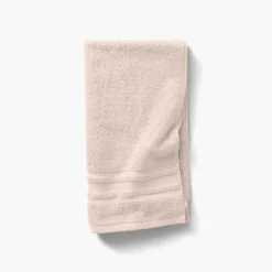 Carré Blanc Serviette de toilette coton Lola II lin| Serviettes De Toilette