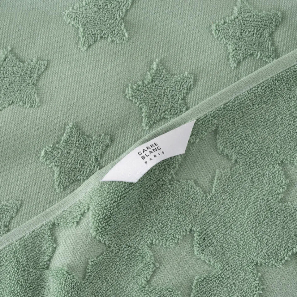 Carré Blanc Serviette de toilette coton Monjour eucalyptus|Enfant Serviettes De Toilette|Nouveautés Bébénew