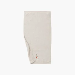Carré Blanc Serviette de toilette coton Féeries ivoire|Enfant Serviettes De Toilette
