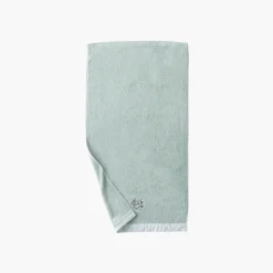 Carré Blanc Serviette de toilette coton bio Jardine amande|Enfant Serviettes De Toilette