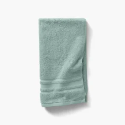Carré Blanc Serviette de toilette coton Lola II argile| Serviettes De Toilette