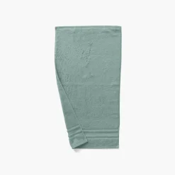Carré Blanc Serviette de toilette coton Lola II argile| Serviettes De Toilette