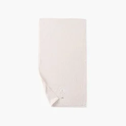Carré Blanc Serviette de toilette coton bio Bienvenue nude|Enfant Serviettes De Toilette