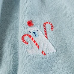 Carré Blanc Serviette de toilette coton Artica givre|Enfant Serviettes De Toilette