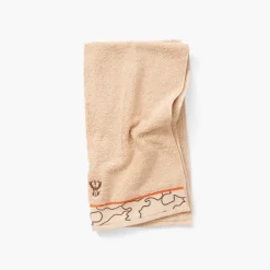 Carré Blanc Serviette de toilette coton bio Safari|Enfant Serviettes De Toilette