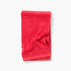 Carré Blanc Serviette de toilette coton Atlantis corail|Enfant Serviettes De Toilette