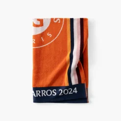 Carré Blanc Serviette de toilette joueur•se Roland-Garros 2024 terre battue|Homme Coffrets Cadeaux|Roland-garroscollab