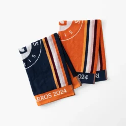 Carré Blanc Serviette de toilette joueur•se Roland-Garros 2024 terre battue|Homme Coffrets Cadeaux|Roland-garroscollab