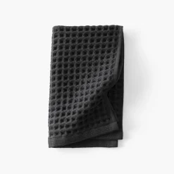 Carré Blanc Serviette invité coton bio Quadro charbon|Homme Coffrets Cadeaux|Serviettes Invité