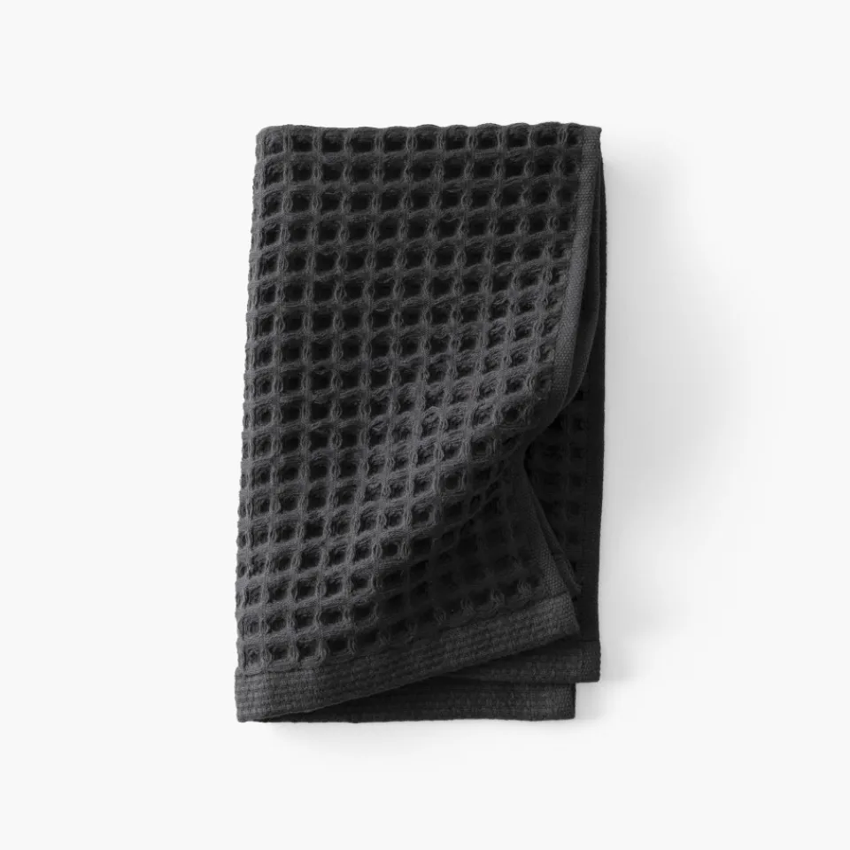 Carré Blanc Serviette invité coton bio Quadro charbon|Homme Coffrets Cadeaux|Serviettes Invité