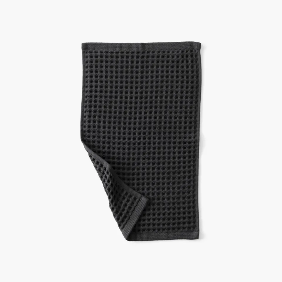 Carré Blanc Serviette invité coton bio Quadro charbon|Homme Coffrets Cadeaux|Serviettes Invité