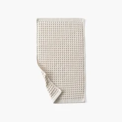 Carré Blanc Serviette invité coton bio Quadro naturel|Femme Coffrets Cadeaux|Serviettes Invité