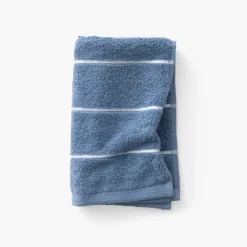 Carré Blanc Serviette invité coton Hypnotic indigo| Serviettes Invité