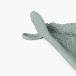 Carré Blanc Serviette invité coton Lola II argile| Serviettes Invité