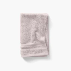 Carré Blanc Serviette invité coton Lola II nude| Serviettes Invité
