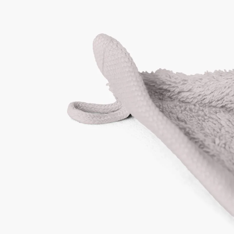 Carré Blanc Serviette invité coton Lola II nude| Serviettes Invité