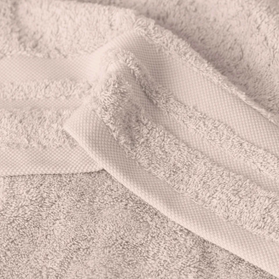 Carré Blanc Serviette invité coton Lola II lin| Serviettes Invité