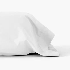 Carré Blanc Taie de traversin percale de coton Neo blanc| Taies De Traversin