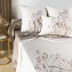 Carré Blanc Taie de traversin satin de coton Aura| Taies De Traversin