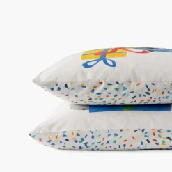 Carré Blanc Taie d'oreiller carrée coton bio Tadam enfant|Enfant Linge De Litbio|Taies D'oreiller