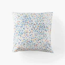 Carré Blanc Taie d'oreiller carrée coton bio Tadam enfant|Enfant Linge De Litbio|Taies D'oreiller