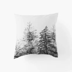 Carré Blanc Taie d'oreiller carrée coton Ietulou|Homme Coffrets Cadeaux|Taies D'oreiller