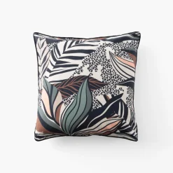 Carré Blanc Taie d'oreiller carrée coton bio Ysée|Enfant Nouveautés Bébénew|Taies D’oreiller