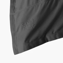 Carré Blanc Taie d'oreiller carrée coton Neo anthracite| Taies D’oreiller